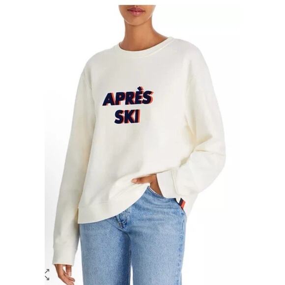 Kule The Raleigh Après Ski Graphic Sweatshirt Sz Large NWT $148 - Picture 1 of 13
